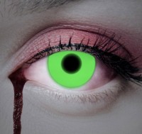 Förhandsgranskning: Neongröna UV-kontaktlinser