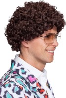 Preview: Brown etching curls wig