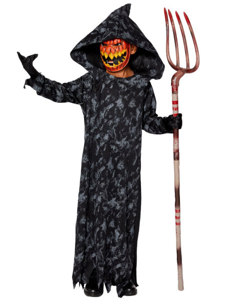 Horror pumpkin costume for children