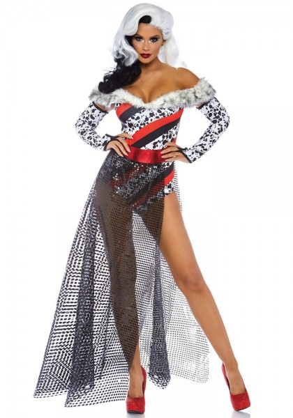 Wicked Dalmatian Lady Deluxe Costume