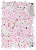 Vorschau: Weiß-Rosèfarbene Hortensien Blumenwand