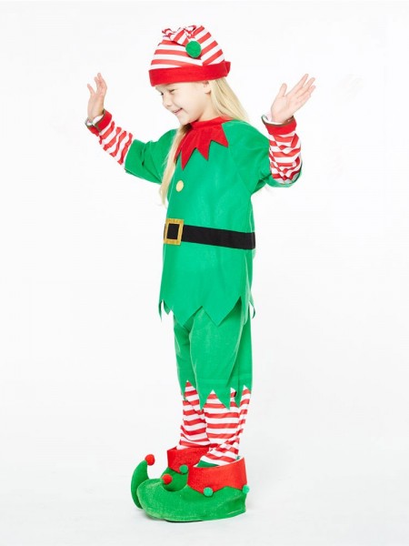 Weihnachtswichtel Elfen Kostüm für Kinder