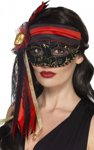 Máscara veneciana pirata pericolosa