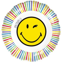 Palloncino foil Smile to the World 45cm