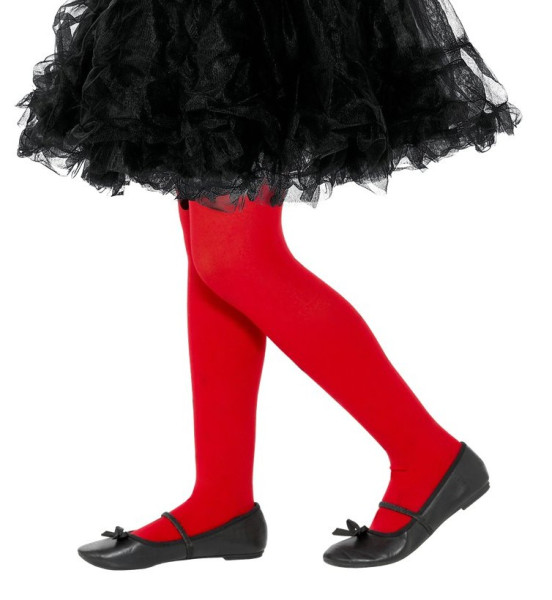 Collants rouges Lilly 7-10 ans