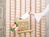 Preview: Ruched garland Norma apricot 3m