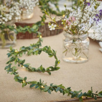Vorschau: Landliebe Hochzeit Blätter Lichterkette 2m