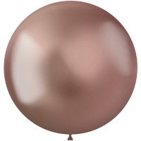 5 Shiny Star XL Luftballon roségold 48cm