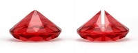 Vorschau: 10 Diamanten Kartenhalter rot 4cm