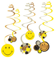 6 Golden Smile spiral hangers 60cm