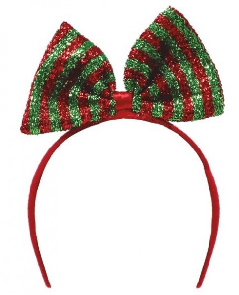 Christmas ribbon headband