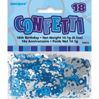 Vista previa: 18 cumpleaños azul espolvorear decoración milagro 14g