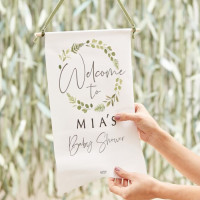 Preview: DIY Botanical Baby Shower Welcome Sign