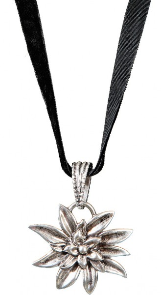 Necklace with edelweiss pendant