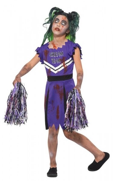 Zombie Cheerleader Scream Team Child Costume 4