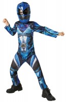 Vista previa: Disfraz de Power Ranger azul para niño