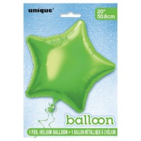 Oversigt: Folieballon Rising Star grøn