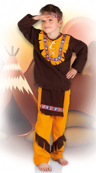 Costume enfant ours indien vigilant 3
