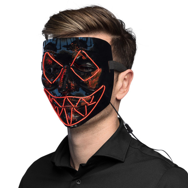 LED Killer Maske rot 5