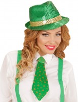 Preview: Green sequin St. Patricks Day hat