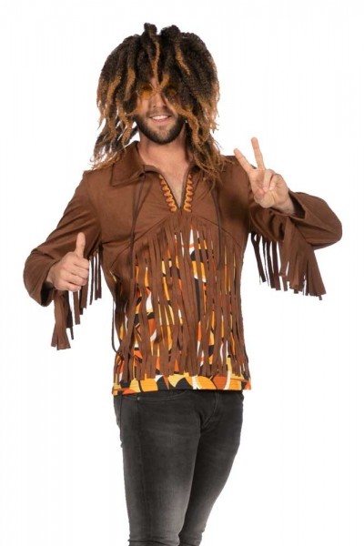 Costume homme hippie frileux 3