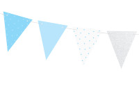Preview: DIY One Star pennant chain silver-blue 1.3m