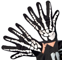 Preview: Skeleton gloves for children