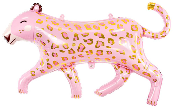 Globo foil leopardo rosa 1,14m