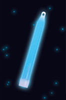 Power Glowstick Met Koord 15cm Blauw