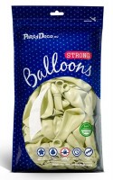 Preview: 50 party star balloons cream 30cm