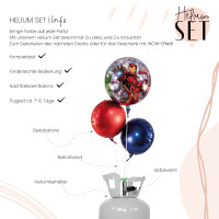 Vorschau: Marvel Avengers Ballonbouquet-Set mit Heliumbehälter