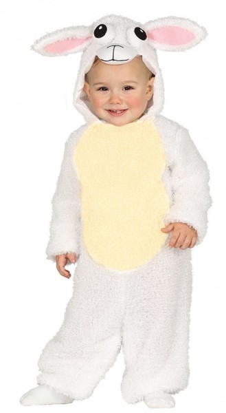 Plush lamb baby costume