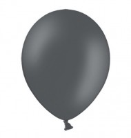 10 Partystar Luftballons anthrazit 27cm