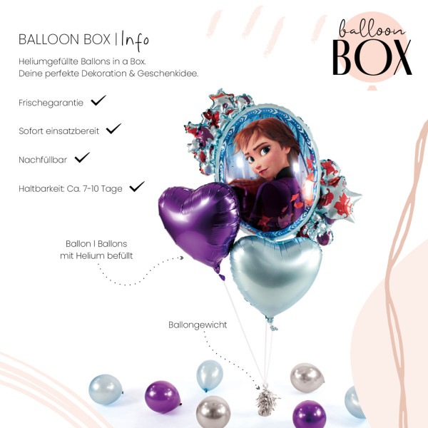XL Heliumballon in der Box 3-teiliges Set Frozen Anna & Elsa 3