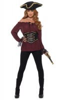 Preview: Noble pirate blouse for women Premium