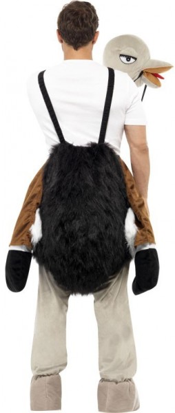 Funny ostrich rider costume 3