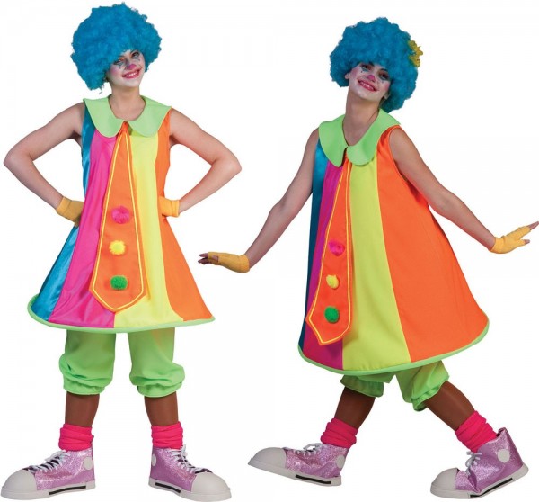 Costume da clown a pozzanghere larghe