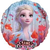Zingende Elsa Frozen muziekballon 71cm