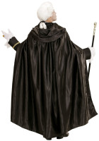 Oversigt: Elegant satin kappe med hætte 152cm