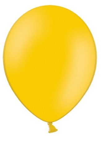 100 party star balloons sun yellow 23cm