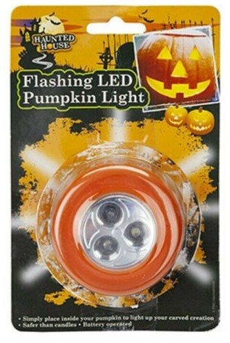 Lampe LED pour citrouilles d'Halloween