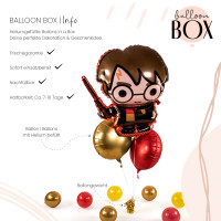 Vorschau: XL Heliumballon in der Box 3-teiliges Set Harry Potter