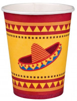Voorvertoning: 6 Mexicaanse Fiesta Party Paper Cups 25 cl