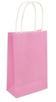 Baby pink paper gift bag