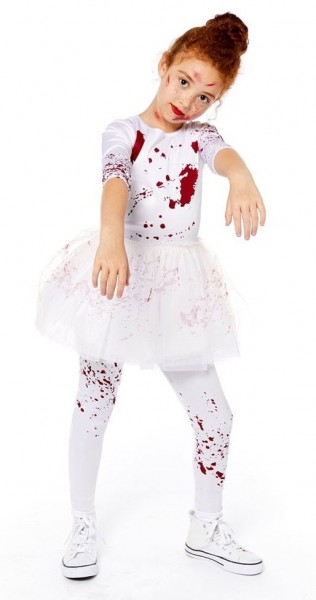 Ballerina Mädchenkostüm mit Blut
