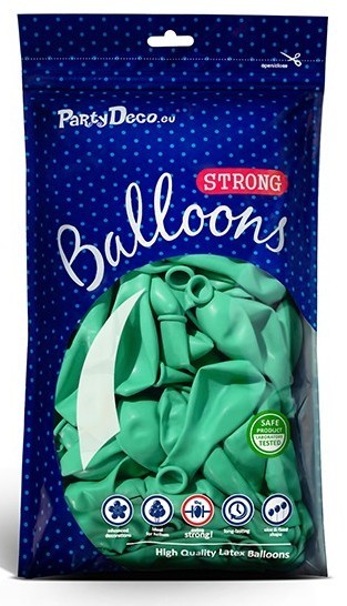 50 Partystar Luftballons mint 30cm 2