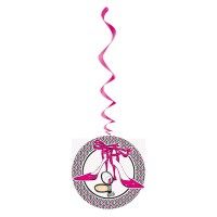 Preview: Girls Night Out swirl hanging decoration