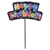 Förhandsgranskning: Blinkande Grattis på födelsedagen LED Cake Topper Fiesta