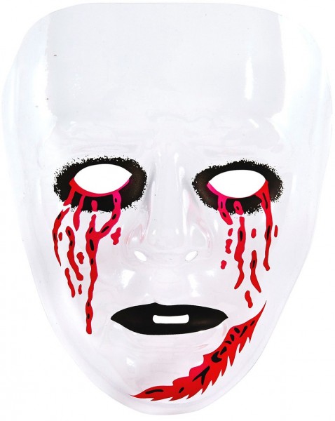 Máscara lisa sangrienta de Halloween