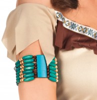 Vorschau: Indianer Perlen Armband Türkis